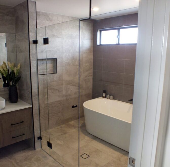 bathroom shower screen