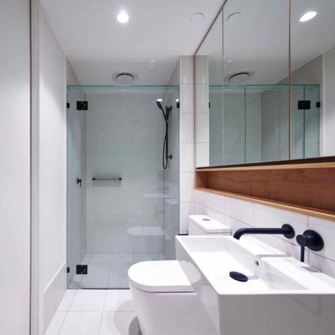 bathroom shower screens