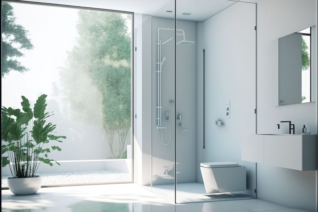 glass frameless shower screens