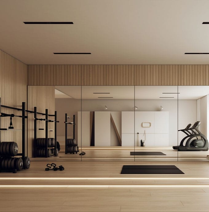 custom gym mirrors gold coast