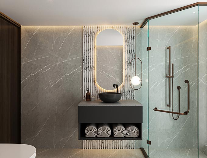 custom made bathroom mirrors near me