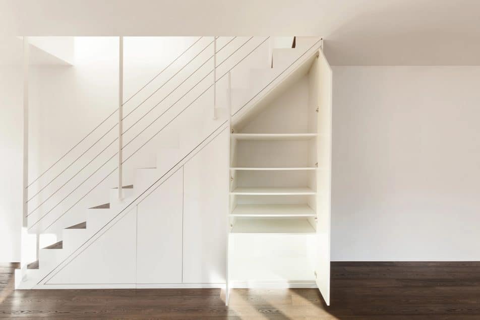 Built-In Wardrobe under stairs