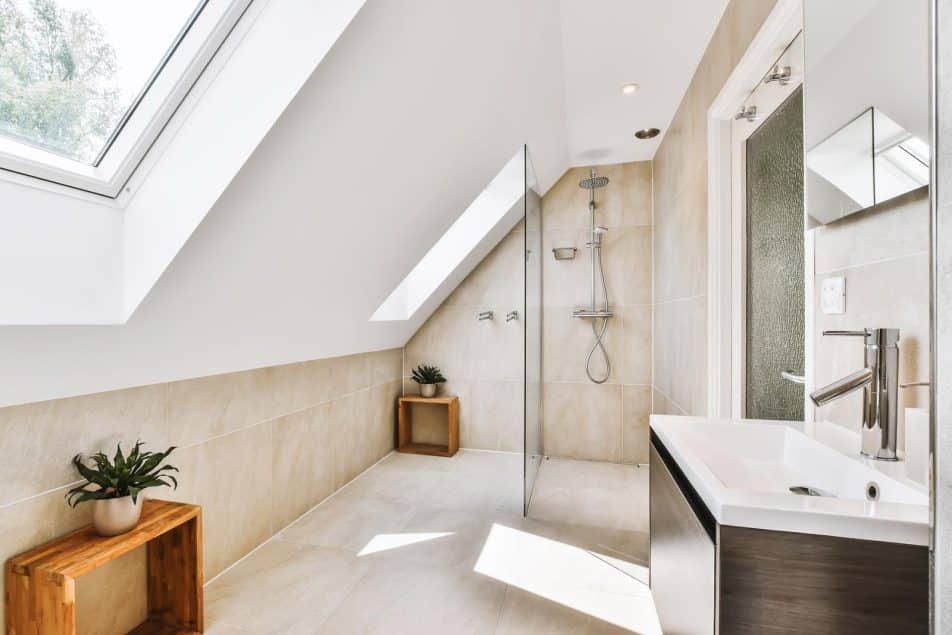 Shower Screens for slopped ceilings