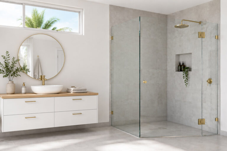 Shower Screen Frameless Gold Coast